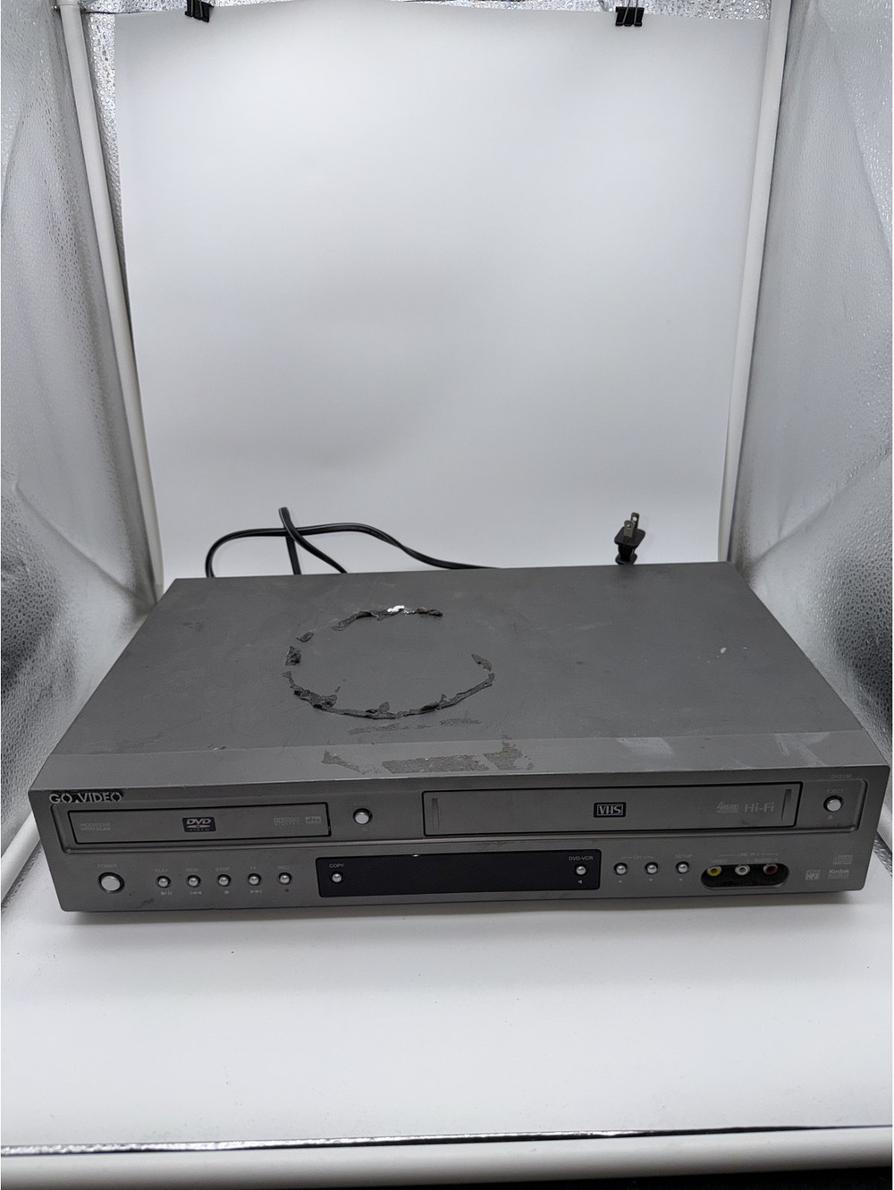 GoVideo DVD and VHS Combo Player